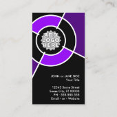 paarse logo visitekaartje (Achterkant)