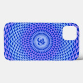 Paarse Lotus bloem meditatie wiel OM Case-Mate iPhone Case (Achterkant (horizontaal))