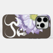 Paarse Lotus Bloem Yoga & Om/Aum Zen Kalligrafie Case-Mate iPhone Case (Achterkant (horizontaal))