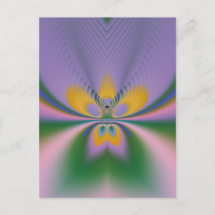 Paarse Lotus Briefkaart