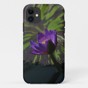 Paarse Lotus Flower-behuizing waterlily Case-Mate iPhone Case