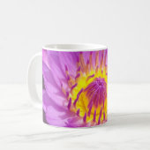 Paarse Lotus Flower Koffiemok (Voorkant links)