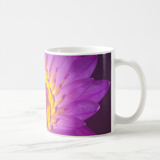 Paarse Lotus Flower Koffiemok (Rechts)
