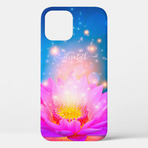 Paarse Lotus Flower, Lake, Blue, Zen Case-Mate iPhone Case