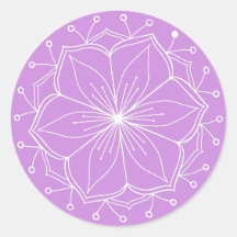 Paarse Lotus Flower Mandala