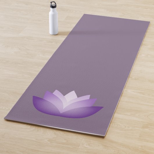 Paarse Lotus Flower Yogamat (In situ)