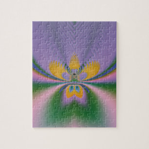 Paarse Lotus Legpuzzel
