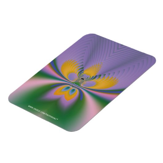 Paarse Lotus Magneet (Linkerzijde)