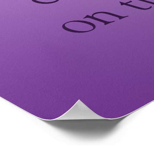 Paarse Lotus Mandala Poster (Hoek)