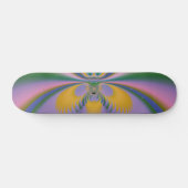 Paarse Lotus Skateboard (Horizontaal)
