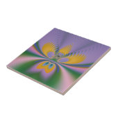 Paarse Lotus Tegeltje (Zijkant)