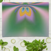 Paarse Lotus Theedoek (Gevouwen)