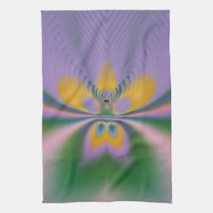 Paarse Lotus Theedoek