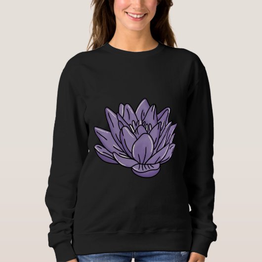 Paarse Lotus Trui (Voorkant)