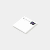 Paarse Lotus Waterlelie Post-it® Notes (Schuin)