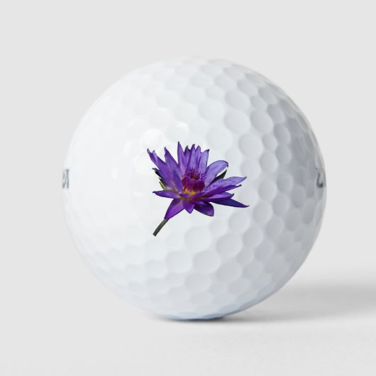 Paarse Lotus Waterlily Golfballen (Voorkant)