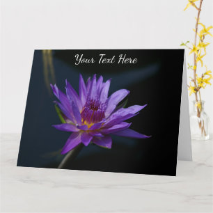 Paarse Lotus Waterlily Kaart