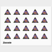 Paarse Lotus Waterlily Sticker (Vel)