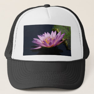 Paarse Lotus Waterlily Trucker Pet