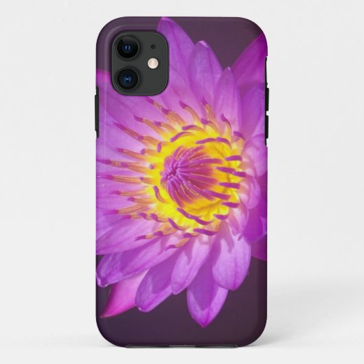 Paarse Lotusbloem Case-Mate iPhone Case (Achterkant)