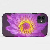 Paarse Lotusbloem Case-Mate iPhone Case (Achterkant (horizontaal))