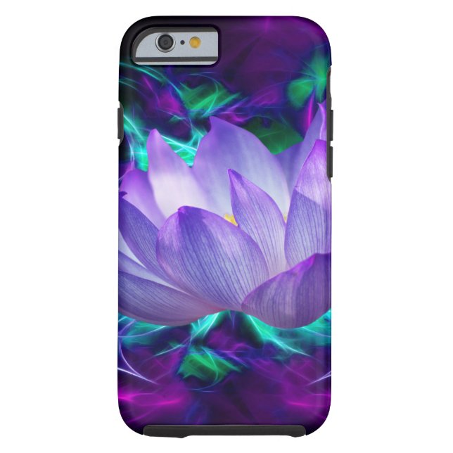 Paarse lotusbloem en betekenis ervan Case-Mate iPhone case (Achterkant)