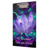 Paarse lotusbloem en betekenis ervan klembord (Links)