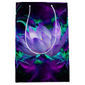 Paarse lotusbloem en betekenis ervan medium cadeauzakje (Voorkant)