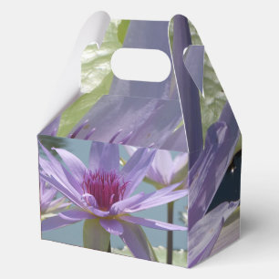 Paarse Lotusbloemen Close-up Favor Box Bedankdoosjes