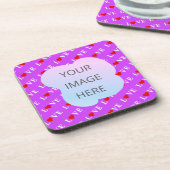 PAARSE LOVE BIER ONDERZETTER (Linkerzijde)