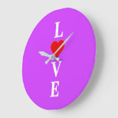 PAARSE LOVE GROTE KLOK (Hoek)