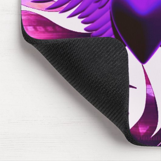 Paarse Love_ Mousepad Muismat (Hoek)