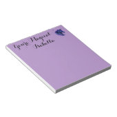 Paarse Lover Je bent Magische Eenhoorn Fantasy Naa Notitieblok (Schuin)
