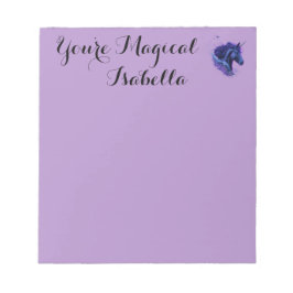 Paarse Lover Je bent Magische Eenhoorn Fantasy Naa Notitieblok