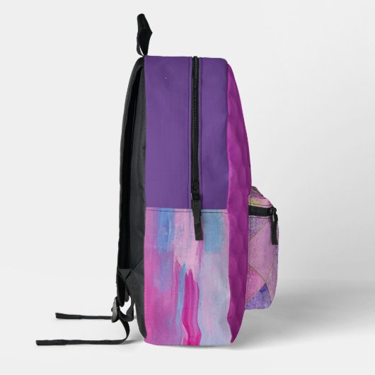 "Paarse Lover" Print Rugzak (Links)