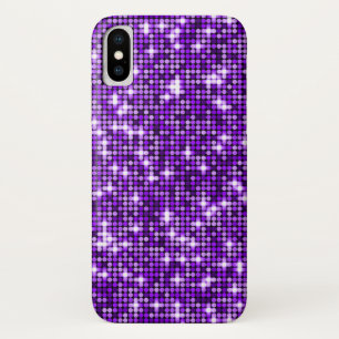 Paarse Lovertjes Telefoonhoes Case-Mate iPhone Case