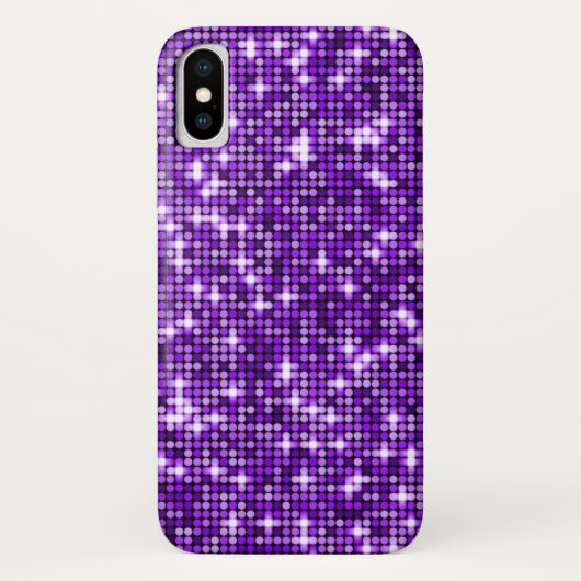 Paarse Lovertjes Telefoonhoes Case-Mate iPhone Case (Achterkant)
