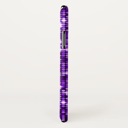 Paarse Lovertjes Telefoonhoes Case-Mate iPhone Case (Achterkant / rechts)