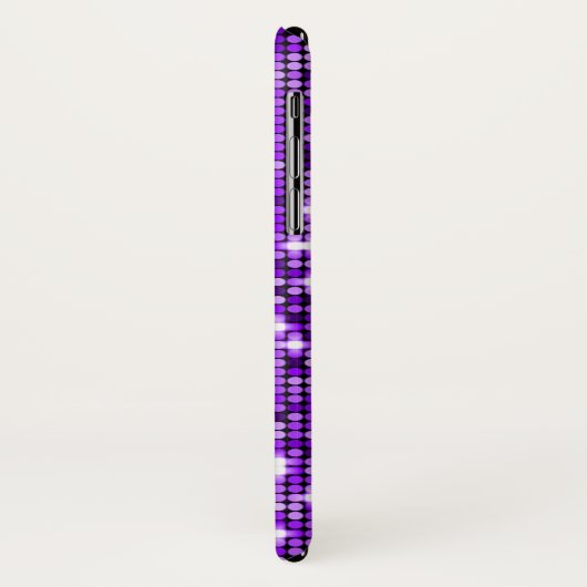 Paarse Lovertjes Telefoonhoes Case-Mate iPhone Case (Achterkant/links)