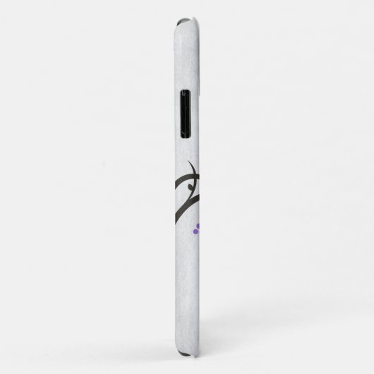 Paarse Lovevogels Aangepast Case-Mate iPhone Case (Achterkant/rechts)