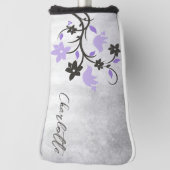 Paarse Lovevogels Golf Head Hoesje Golfheadcover (Draai 90)