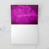 Paarse lucht dank u bedankkaart (Binnen)