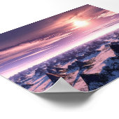 Paarse lucht poster (Hoek)