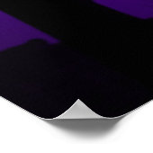 Paarse lucht poster (Hoek)