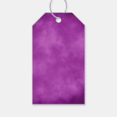 Paarse lucht stormwolk cadeaulabel (Voorkant)