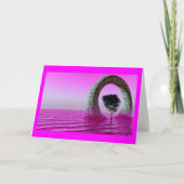 paarse luchten kaart (Voorkant)