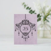 Paarse  luchters — Briefkaart (Staand voorkant)