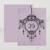 Paarse  luchters — Briefkaart (Voorkant / Achterkant)