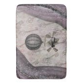  Paarse luchthaven Steampunk Glam Badmat (Voorkant Verticaal)