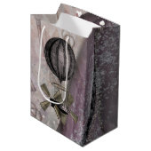  Paarse luchthaven Steampunk Glam Medium Cadeauzakje (Voorkant Gekanteld)
